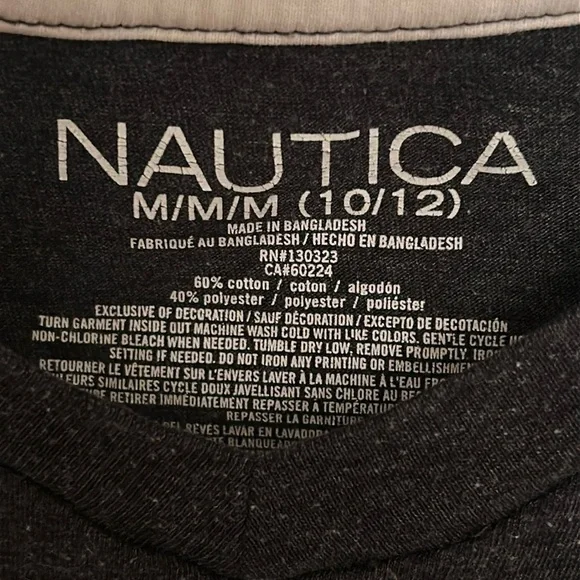 Nautica Kids Navy Short Sleeve Tee - Picture 3 of 4